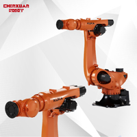 Solution de palettisation professionnelle : Robot articulé KUKA KR500 à 6 axes, charge utile maximale de 500 kg, moteur à entraînement servo-électrique