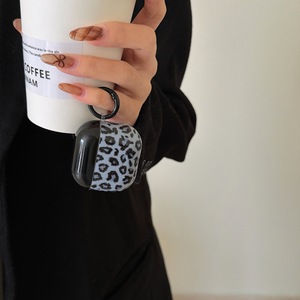 ลายเสือดาวสีน้ำเงินและสีดำสำหรับเคสแอร์พอดเข้ากันได้กับแอร์พอดโปร/ 3/ 2 กันกระแทก - Product Image 3