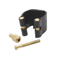 Professional Wood Wind Brass Instrument Accessories Reed Clamp Alto Sprano Tenor Saxophone Clarinet Mouthpiece Hat Leather Clip