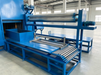 Machine de production de papier pour serre et four de cuisson, avec rideau d'eau humide et coussin de refroidissement, personnalisée en usine
