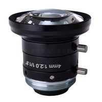 Objectif de caméra industrielle HT-FA0401C F2.0 1/1.8" à monture C 4 mm pour vision industrielle