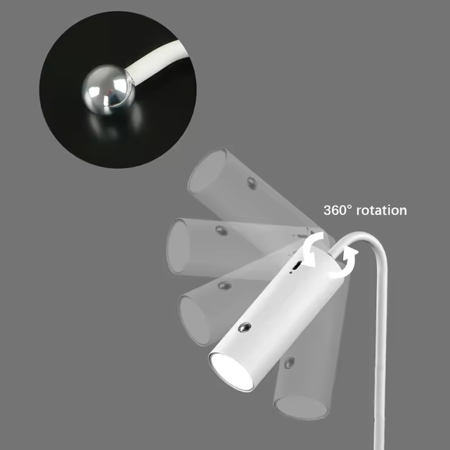 Wireless Desk Table Lamps Modern Luxury Restaurant Cordless Rechargeable Metal Rechargeable Touch Table Desk Lamp