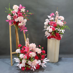 Arche de mariage, toile de fond pour réception de mariage, fleurs artificielles pour décoration de mariage - Product Image 5