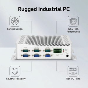 Mini PC Industrial Resistente, Core Ultra 5 125U Ultra 7 155U, 2x2.5G LAN, 6xRS232/RS485 <span class=keywords><strong>COM</strong></span>, GPIO, Computadora de Escritorio Industrial EGE AI, 4G - Product Image 4