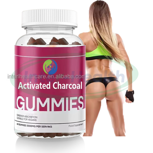 Bonbons gélifiés au charbon actif sans sucre, marque privée ASAP, 500 mg, complément alimentaire à base de plantes, biologique - Product Image 2