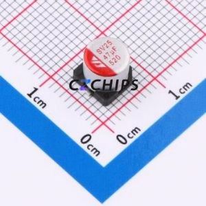 Condensador Sólido SMD SV470M250E5R8R1Z00ZZ, D6.3xL5.8mm (Capacitancia: 47uF) (Precisión: 20%) (Voltaje Nominal: 25V) - Product Image 1