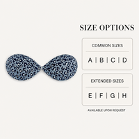 Soutien-gorge adhésif sans couture à imprimé léopard personnalisé avec adhésif en silicone invisible haute adhérence pour robes dos nu