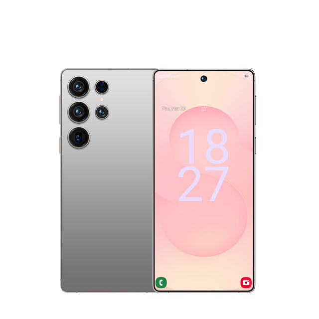S25 Ultra Dual Sim 5G Smartphone with Face Recognition HD Screen Deca Core CPU 108MP Rear Camera MTK Processor LTE CDMA Cellular