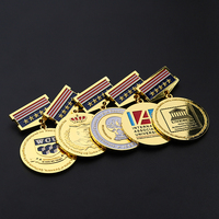 Médaille personnalisée en alliage de Zinc 3D en émail doux avec ruban, haute qualité, coffret cadeau