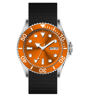 Montres De luxe personnalisées OEM ODM Business pour hommes, montres De plongée automatiques mécaniques NH36, 30atm, bracelet en Nylon