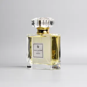 BDPAK-botella de Perfume en espray Unisex, de alta calidad, de 30ml y 50ml, transparente, de pared gruesa, de vidrio único vacío