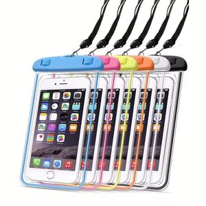 Water Sport Out Waterproof Cell Phone Case IPX8 PVC Cell Phone Pouch Dry Bag Multifunctional Touch Screen Mobile Phone Bag - Product Image 2