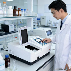 Spektrofotometer UV Visible 3200UV Proporsional Dual Beam1200 Gratings Spektrofotometer Uv-vis untuk Laboratorium - Product Image 4