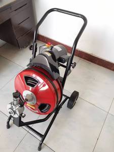 Máquina de limpieza de tuberías de desagüe para hoteles, desatascador de alcantarillas con espiral de 75'x 3/8" - Product Image 6