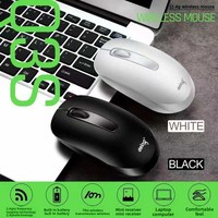 Souris optique ergonomique sans fil Deiog Q3S USB à 3 boutons programmables – Alimentée par piles, sans rétroéclairage, pour bureau et ordinateur de bureau