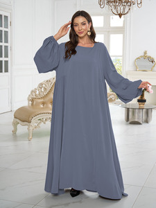 Robe longue de style ethnique pour femmes, vêtements modestes, tendance <span class=keywords><strong>TikTok</strong></span>, stock d'usine - Product Image 6