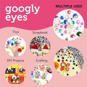 Các loại googly mắt động vật wiggly mắt cho đồ chơi nhồi bông - Product Image 2