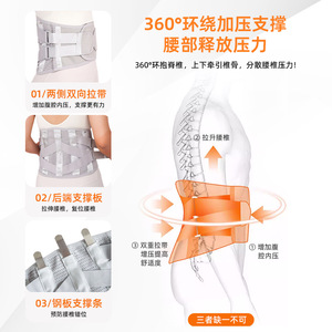Cinturón de soporte lumbar KS para mujer, transpirable, de spandex, con 5 placas de acero, soporte lumbar para fitness, correr, hacer ejercicio, moldeador de cintura - Product Image 5