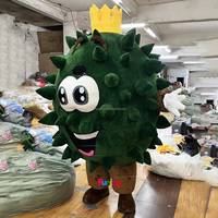 Costume de mascotte gonflable en peluche de fruits, durian, raisin, citron, poire, costumes gonflables pour la publicité