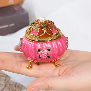 Cajas de Joyería al por Mayor, Estilo Europeo, con Esmalte de Color Diamante, para Collares, Caja de Terciopelo para Joyas - Product Image 6