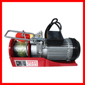 Katrol listrik Mini PA200 kualitas tinggi 220V selempang tali kawat mesin mobil bekas 100 kg/PA untuk konstruksi terbuat dari baja - Product Image 6