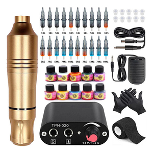 Complete Rotary Tattoo Machine Kit with Power Gun Cartridge Needles for Body Art Professional Tattoo Use Professional Supply - Product Image 1