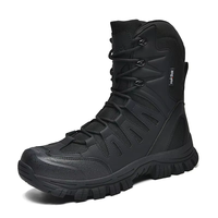 Bottes de randonnée imperméables confortables de grande taille pour les voyages en plein air, bottes tactiques