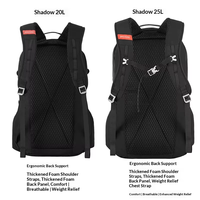 Sac à dos de voyage léger et élégant en nylon, imperméable, pour le sport, les activités de plein air et la montagne, sac à dos pour ordinateur