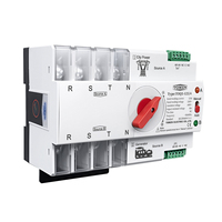 TOMZN TUYA SmartLife WIFI Commutateur de transfert automatique intelligent ATS double alimentation sans interruption 2P 3P 4P 230V 63A 100A 125A