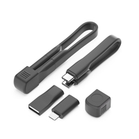 Llavero simple Cuatro en uno Cable de datos portátil USB4.0 240W Cable USB de carga rápida para viajes