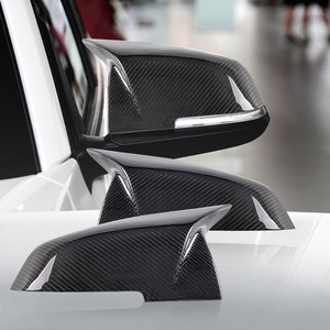 Cubierta de Espejo Retrovisor de Fibra de Carbono para BMW F20, Juego Completo con Cinta Adhesiva 3M para Instalación - Product Image 1