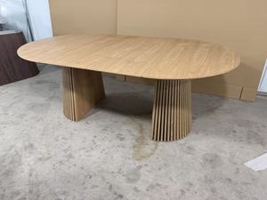 <span class=keywords><strong>Table</strong></span> <span class=keywords><strong>à</strong></span> <span class=keywords><strong>manger</strong></span> ovale extensible élégante en MDF, 120-160-200 cm, pour maison et hôtel – Exportation directe usine - Product Image 6