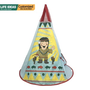 Vente chaude enfants style indien Playhouse <span class=keywords><strong>Tipi</strong></span> tente tissus non tissés <span class=keywords><strong>tipi</strong></span> enfant tentes - Product Image 4