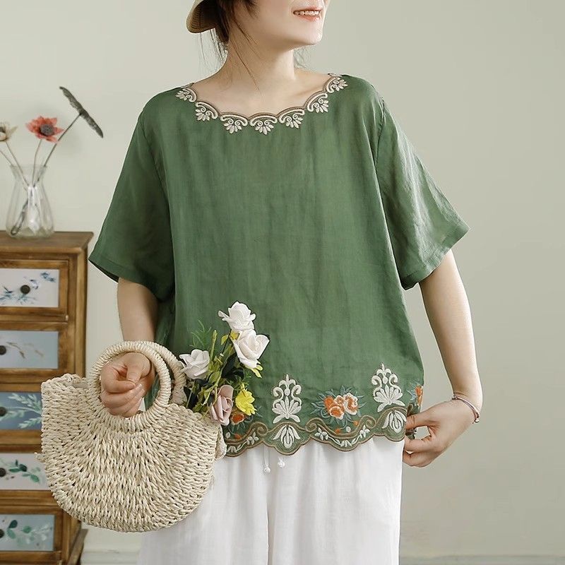 Womens Emerald Green Shirt - Elegant & Versatile Blouses