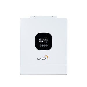 Onduleur solaire hybride <span class=keywords><strong>Lvyuan</strong></span> 24V 48V 5KW 6.2KW 80A MPPT tout-en-un à onde sinusoïdale pure avec écran amovible - Product Image 1