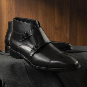 Nouvelles Bottes Martin Modèle 2026 - Chaussures en Cuir pour Hommes, Idéales pour les Affaires Formelles, en Cuir de Vachette Pleine Fleur Haut de Gamme - Product Image 2