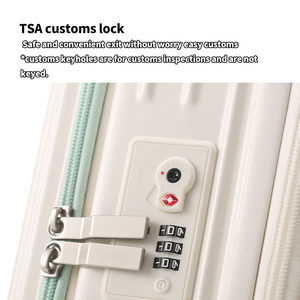<span class=keywords><strong>Valise</strong></span> à roulettes extensible avec serrure TSA, 20 pouces pour bagage à main, 28 pouces pour voyage d'affaires, avec roues transparentes – Offre Spéciale - Product Image 3