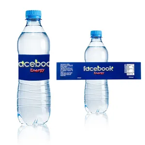 Custom Waterproof Mineral Water Bottles Water Labels Roll Plastic Water Label