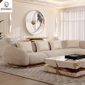 Foshan High End Art Luxury Fabric Set Luxurious Luxury Living Room DV-OPUS-BOCAS Prod High Quality Modern Living Room <b>Sofas</b> Fosh - Product Image 1