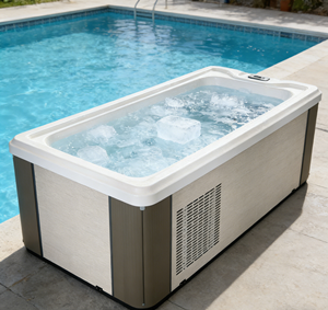 อ่างแช่ตัวอะคริลิคสุดหรู พร้อมระบบทำความเย็น ฟิลเตอร์โอโซน ยูวี สปา สำหรับใช้ในบ้านหรือยิม ออลอินวัน สำหรับการแช่น้ำเย็น - Product Image 1