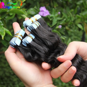 Extensiones de Cabello Humano con Cinta Adhesiva Invisible, Rizado Profundo, Doble Trama, Muy Adhesivas, Cabello Virgen Peruano, Compra Directa de Fábrica - Product Image 6