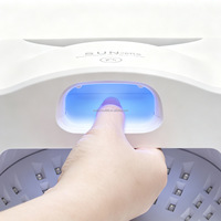 Nouvelle lampe de séchage pour ongles en gel UV LED rechargeable, base magnétique amovible, lumière pour ongles pour manucure, pédicure et nail art professionnels