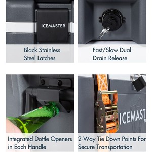 Contenedor Refrigerador de Pescado Comercial de Plástico Aislado de 120L - Dimensiones Personalizadas Disponibles - Product Image 5