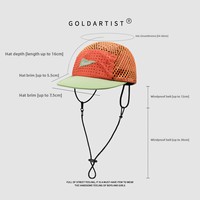 Gorra de surf de malla de nailon con diseño hueco para playa y deportes de verano, de secado rápido, de 6 paneles, ajustable, unisex, con visera tipo pico de pato, fresca