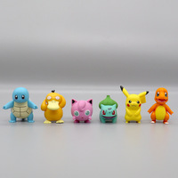 Figurine de dessin animé 6 Styles, figurine Pokemon, jouet pour enfant, figurine d'action, vente en gros
