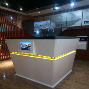 Affichage holographique 3D vitrine miroir magique photomaton <span class=keywords><strong>hologramme</strong></span> images graphiques air suspendu réalité virtuelle - Product Image 3