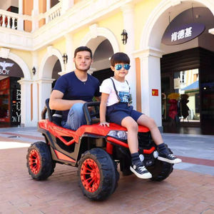 2025 vente en gros nouvelle batterie 12V10Ah Rechargeable quatre moteurs deux sièges contrôle parental enfants voiture électrique - Product Image 1