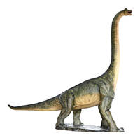 Dinosaures animatroniques de parc d'attractions, modèle de dinosaure mécanique grandeur nature pour exposition, capteur infrarouge