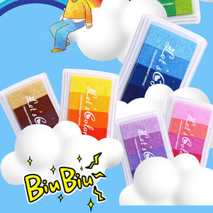 Tampons d'encre vintage pour scrapbooking, décoration et artisanat, 4 couleurs dégradées, tampons d'encre pour peinture - Product Image 3