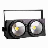 Lampu Sorot Permukaan MOKE Twin COB 3500K Warm White 8CH DMX512 in Out Sound Activated untuk Panggung Pernikahan dan Bar